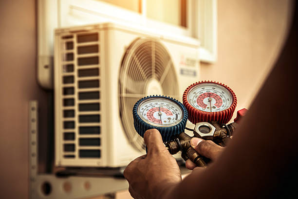 Professional Ductwork Repair technician working in Loudonville, NY